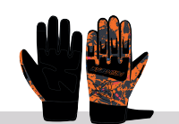Orange printed 